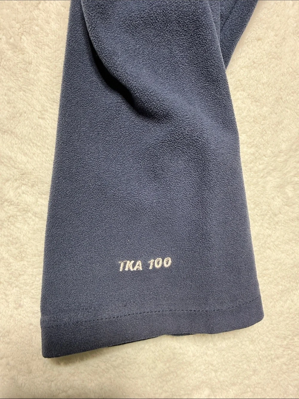 The North Face Navy Blue 1/4 Zip Fleece Pullover